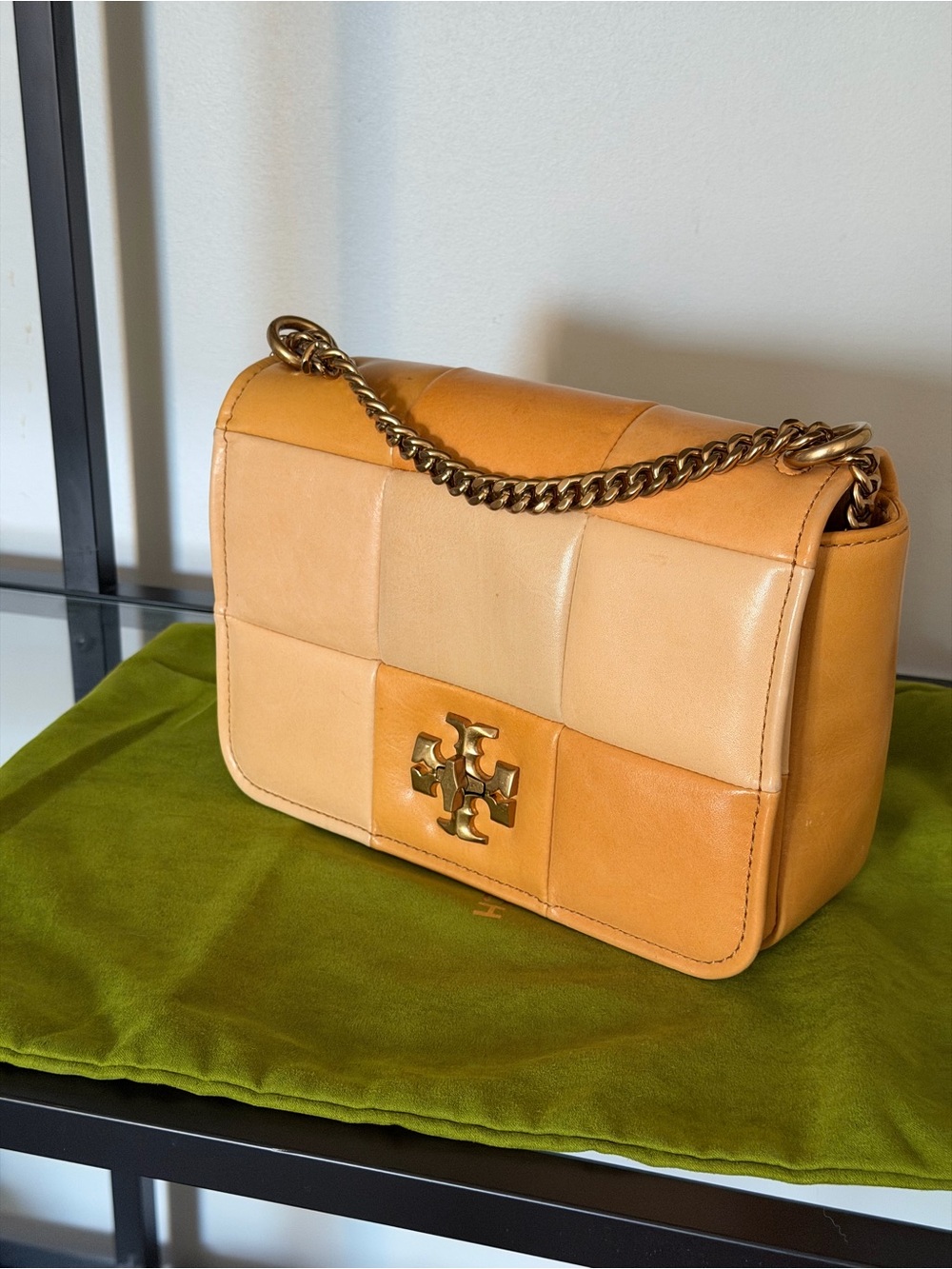 Tory Burch Kira Patchwork Turnlock Convertible Crossbody